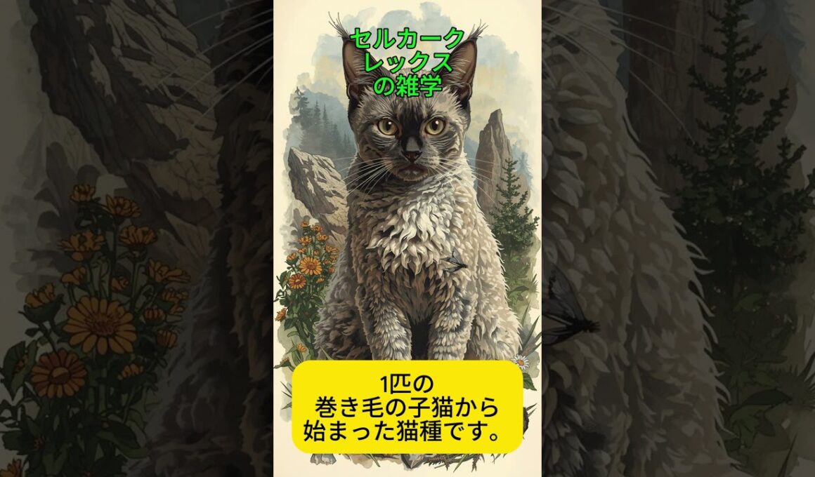 セルカークレックスの雑学 #プチ知識 #雑学 #猫 #セルカークレックス