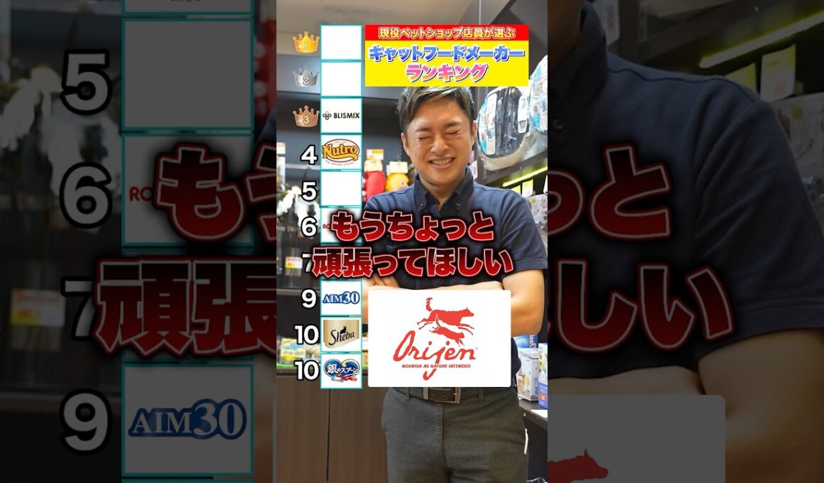 プロが選ぶ！キャットフードメーカーランキング！ #猫 ＃フードおすすめ ＃選び方
