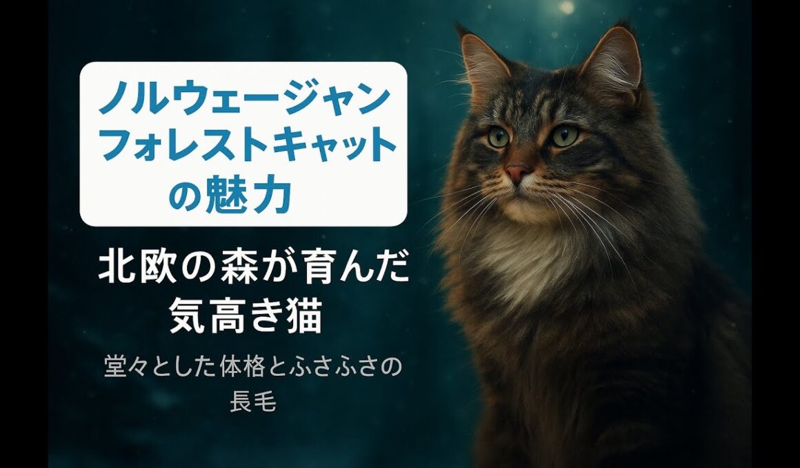 北欧神話から舞い降りたような美しい猫の「ノルウェージャンフォレストキャット」 についての魅力と特徴をご紹介