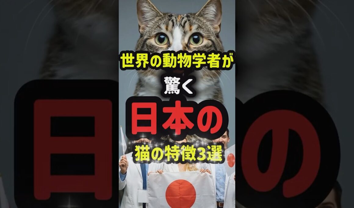 海外の動物学者が驚愕した日本のネコの特徴3選#猫動画
