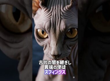 モフモフvs無毛🙀ギャップのある猫対決👊スフィンクス•サイベリアン🐈‍⬛
