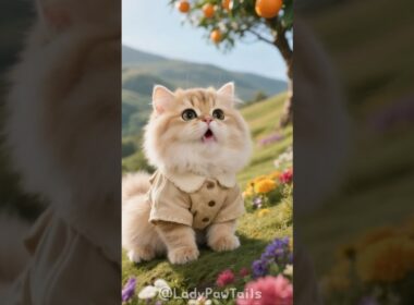 【心がジーンとする歌】故郷を思い出す子猫の歌声に癒やされてにゃ～😽💕 | This kitten's song feels like coming home.