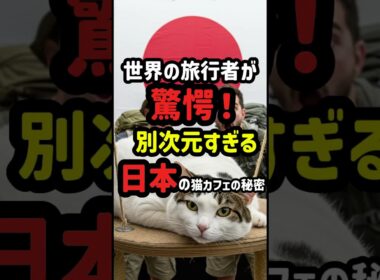 【衝撃】世界を驚かせた日本の猫カフェの秘密#猫好き