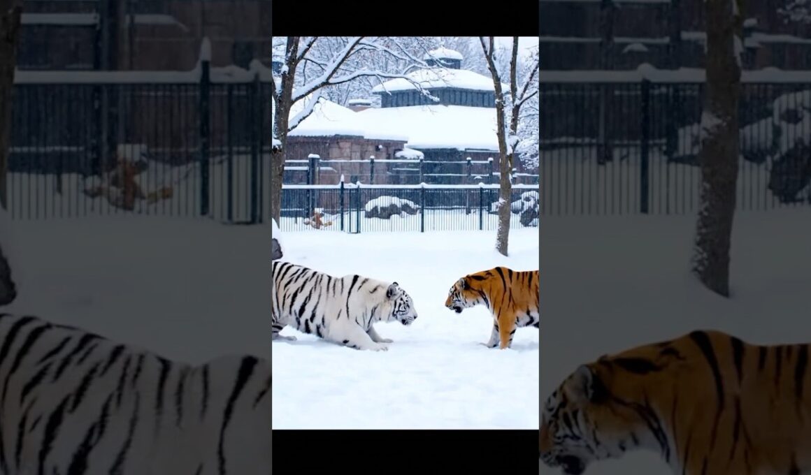 Siberian tiger vs Bengal tiger ❄️👑🐯