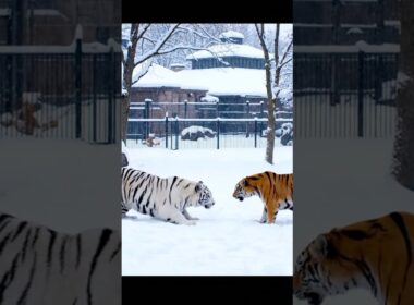 Siberian tiger vs Bengal tiger ❄️👑🐯