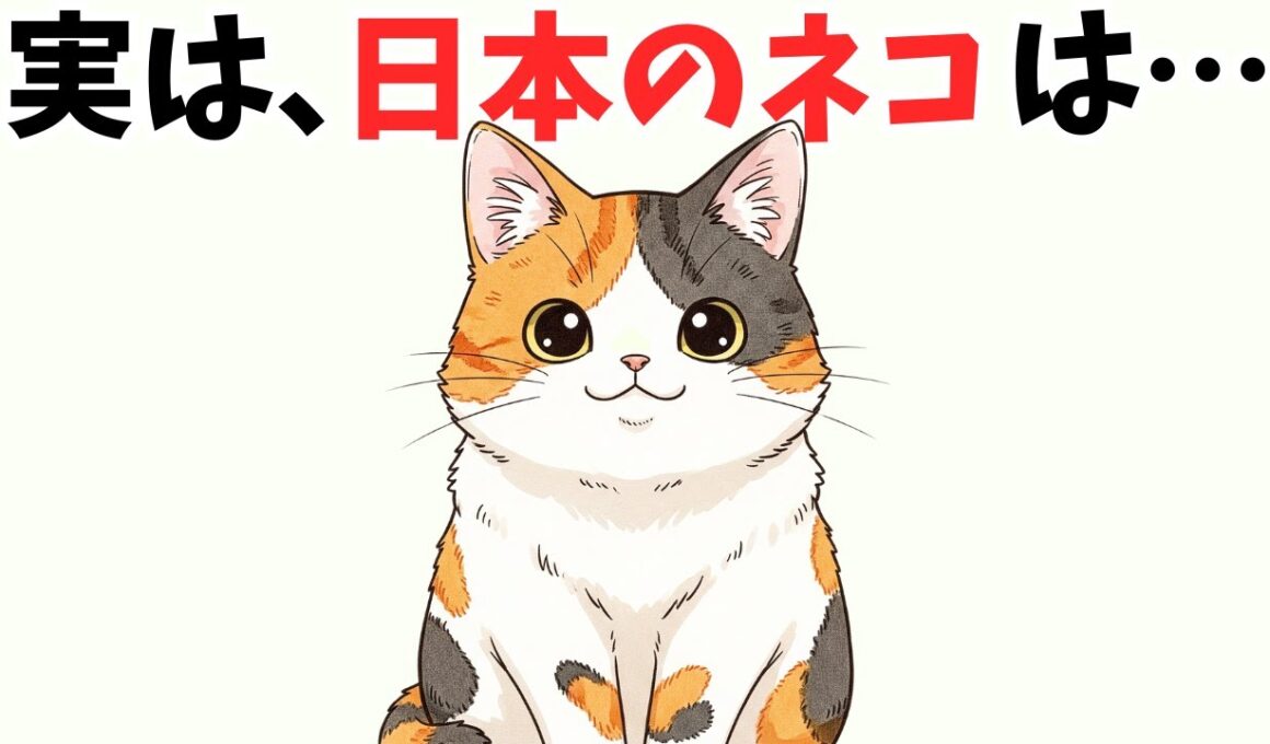 日本の猫にしかない特別な魅力6選 【猫好き必見】#猫 #雑学 #豆知識 #トリビア