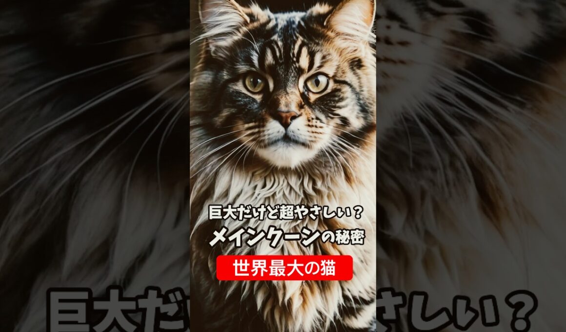 メインクーン                    　　　    ~ 世界最大級の猫 ~