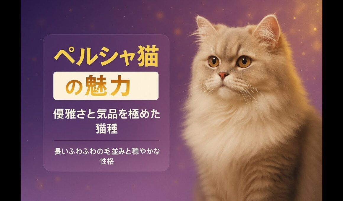 世界中で愛されている猫「ペルシャ」についてご紹介