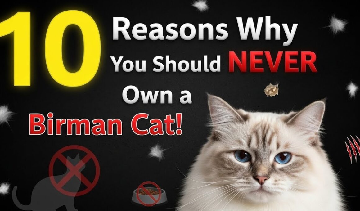 バーマン猫を飼うべきではない10の理由！😼❌（衝撃の真実が明らかに）😼❌