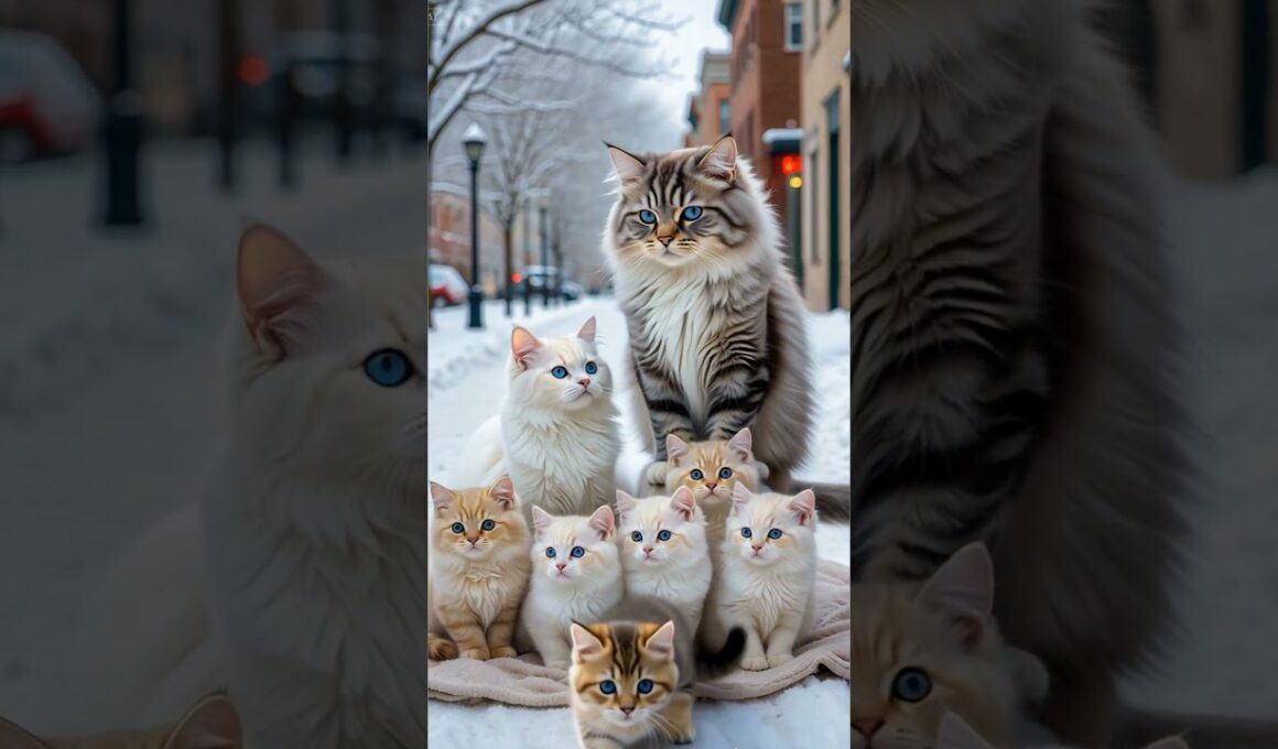 Cat family's BIG journey! 🥺🏠