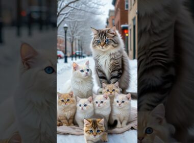 Cat family's BIG journey! 🥺🏠
