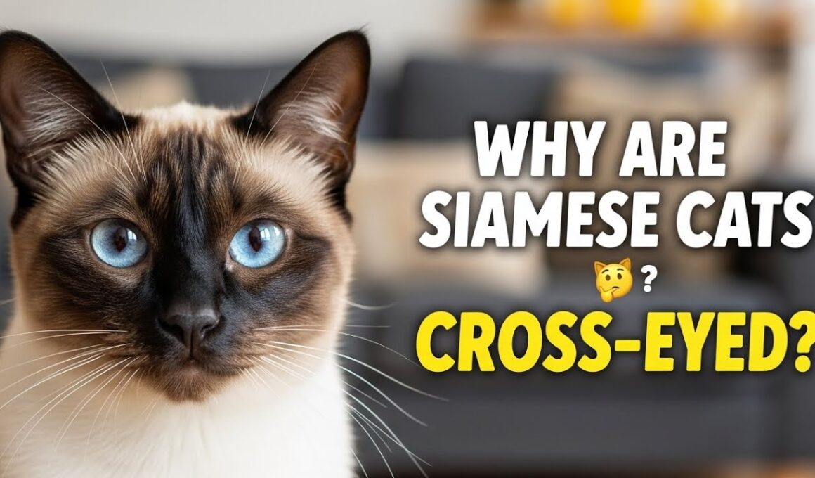 シャム猫はなぜ斜視なの？😺 驚きの科学！