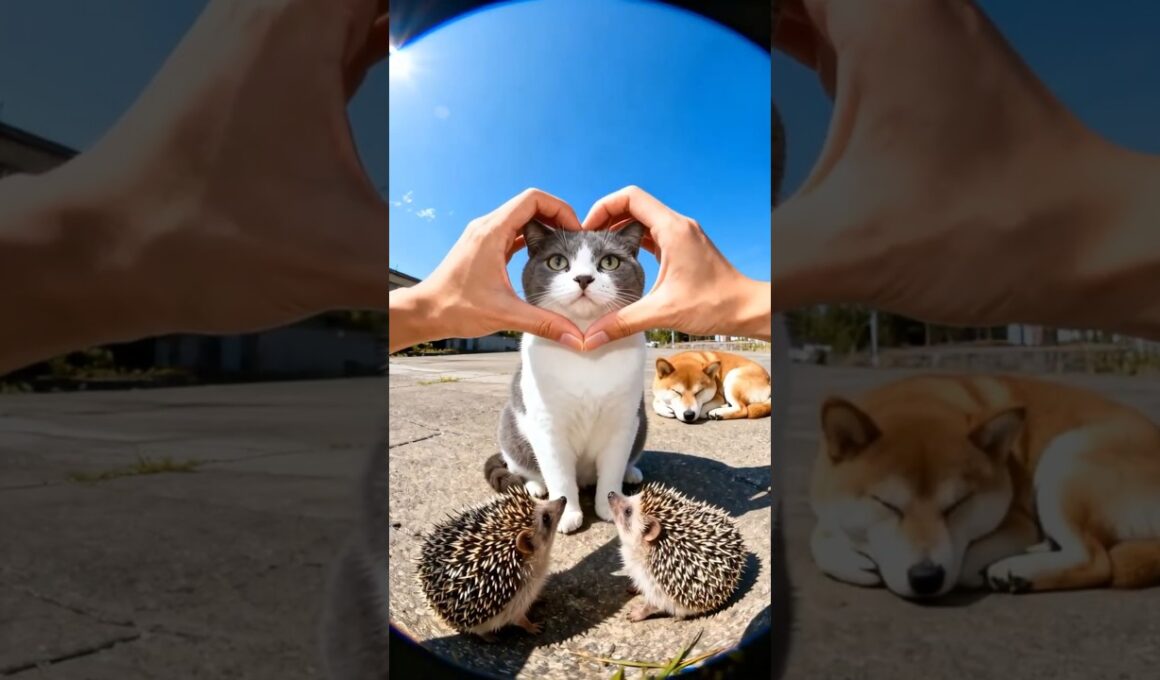 My Hand’s Magic Circle – Irresistible to Animals!Munchkin Cat / マンチカン / 먼치킨 고양이 / 曼赤肯貓#ai #aiart