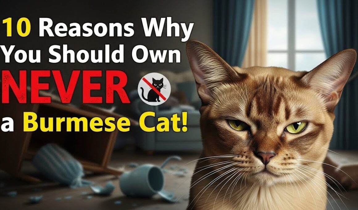 バーミーズ猫を飼うべきではない10の理由！😼❌（真実が明らかに）
