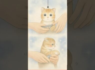 子猫「ママが私を叩いた…本当に叩いたの？ 愛って消えちゃうの!?🐱💖.」#子猫に悪意なんてない #物語を描く #癒し系