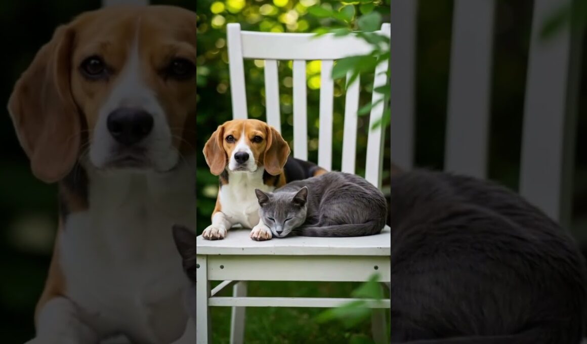 🐶A peaceful rest for dogs and cats 🐱 #cat #reels #dog #dogandcat #shorts #cute