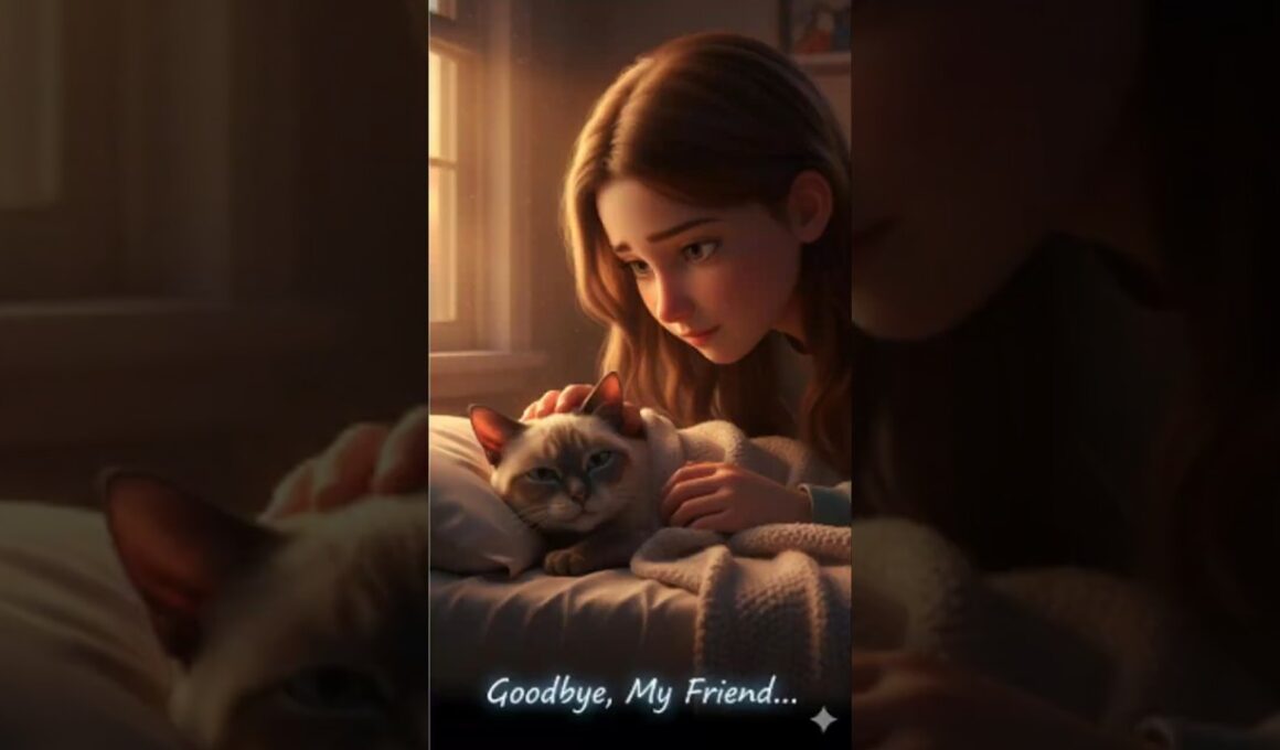 She Said Goodbye to Her Cat… and Broke Everyone’s Heart 💔