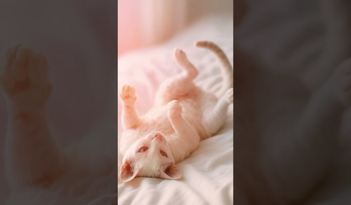 🐱Lazy Cornish Rex｜慵懶柯尼斯捲毛貓 #cat #ai #cute #reels #animal #dog