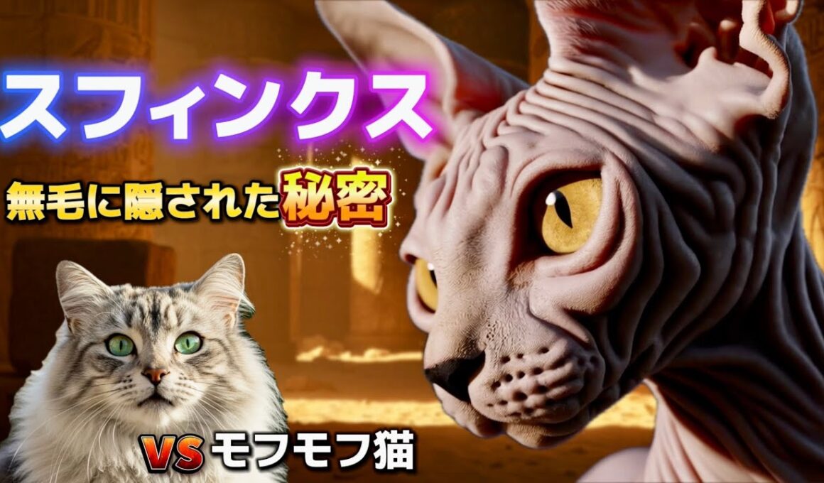 【徹底比較】スフィンクスの知られざる秘密｜無毛猫の魅力と驚きの真実