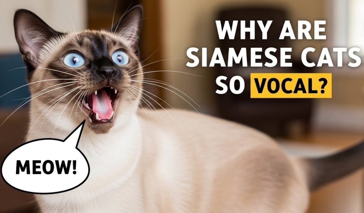 シャム猫はなぜあんなに声が大きいのか？😺🎤