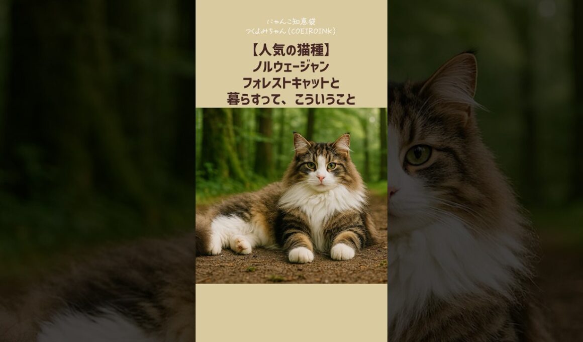 【人気の猫種】ノルウェージャンフォレストキャトと暮らすって、こういうこと