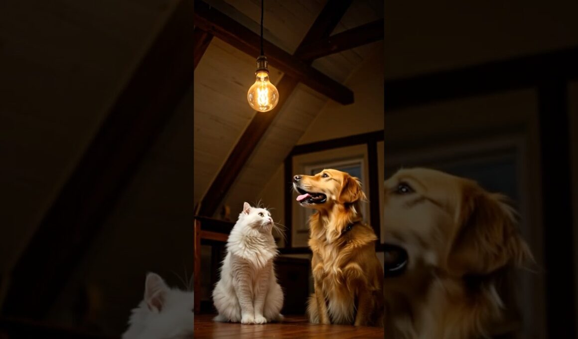 터키시앙고라 고양이와 리트리버 개 Turkish Angora cat and retriever dog トルコアンゴラ猫とレトリーバー犬 Angora turca gato y perro