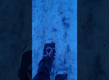 Wait for it...How to walk on slippery ice with style