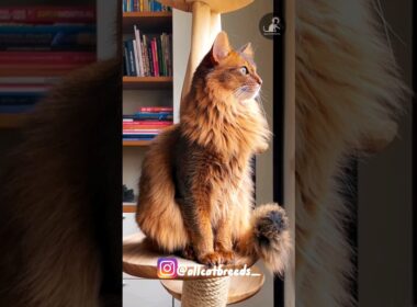Somali #cats #catlovers #catbreeds #shorts #shortsfeed #somali #longhaircat #cute #majestic