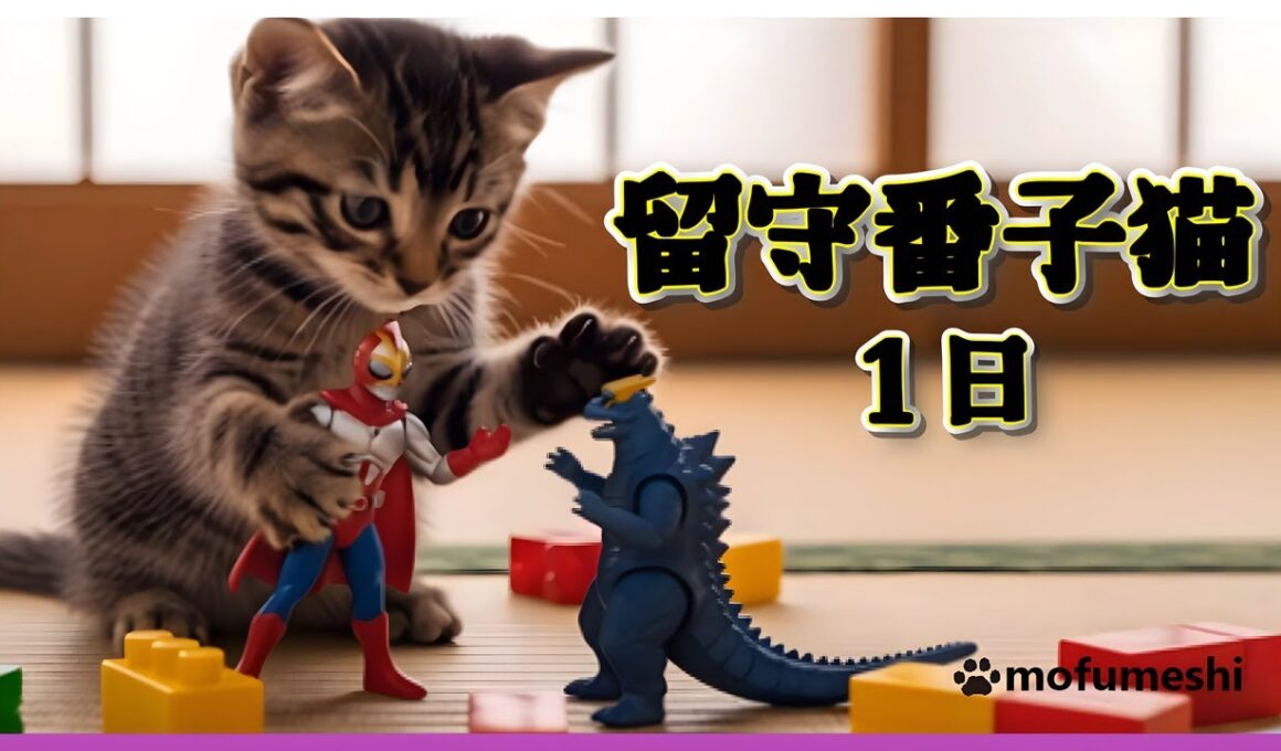 もふめし。/ 子猫の1日を全部見せます！– A Kitten’s Day