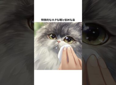 ペルシャ猫の雑学5選 #猫の雑学 #猫のいる暮らし #cat