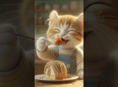 モンブランの作り方【不器用なAI猫てまりの料理】 #cat #猫のいる暮らし #猫好きさんと繋がりたい