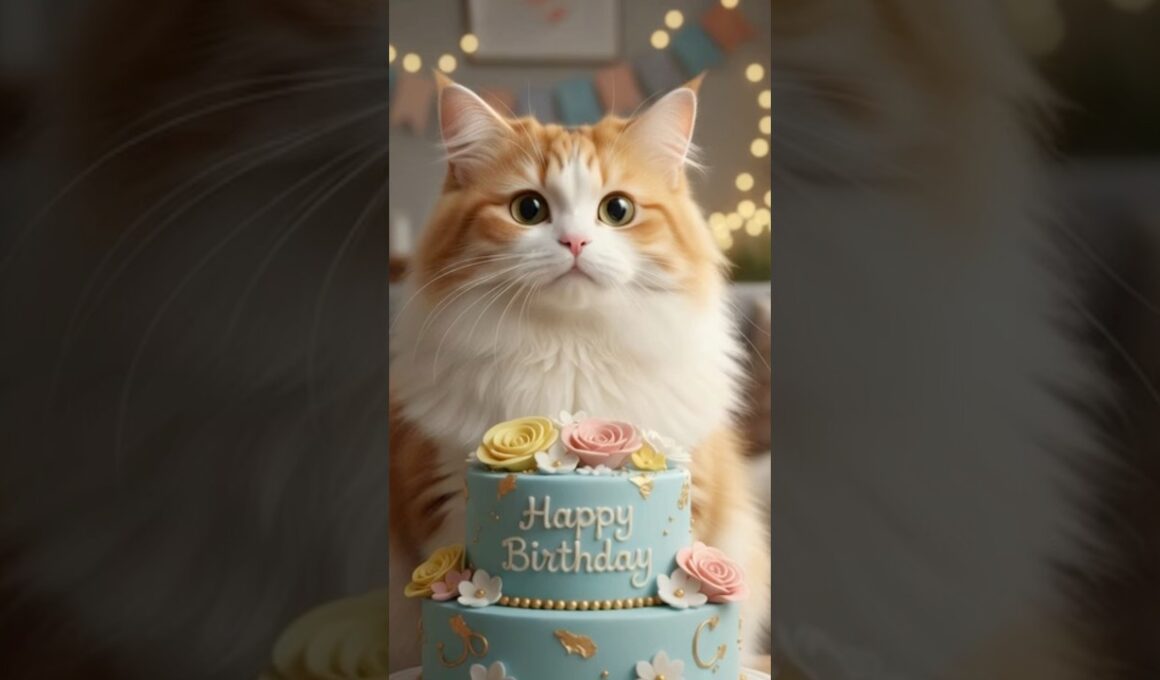 Cymric Cat Birthday 💙