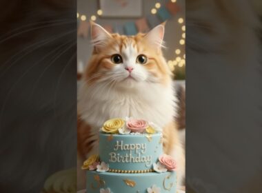 Cymric Cat Birthday 💙