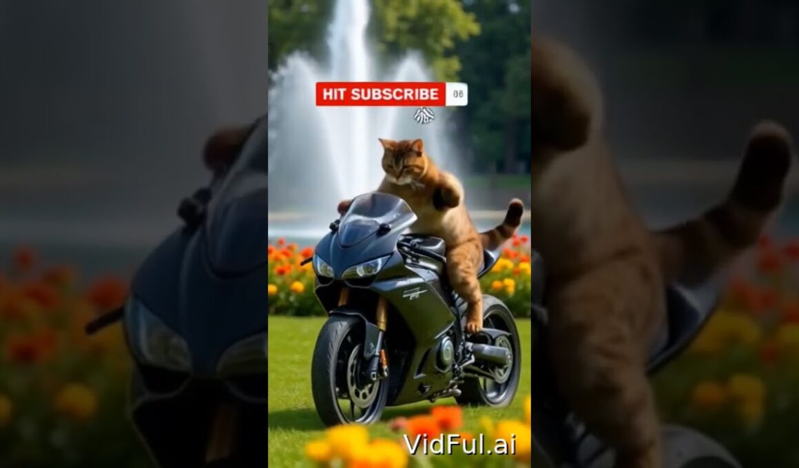 Cute Havana Brown cat BMW motorcycle dance #Shorts #cute #dog dance #cat dance