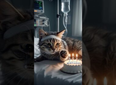 American Wirehair Cat Sick 🩵