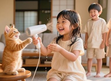 警察猫が孤児4兄妹を救助！母猫の温かいご飯とお風呂で涙が止まらない…💦🚨#cute #cat #funny #kitten #love #癒し#子猫 #社畜