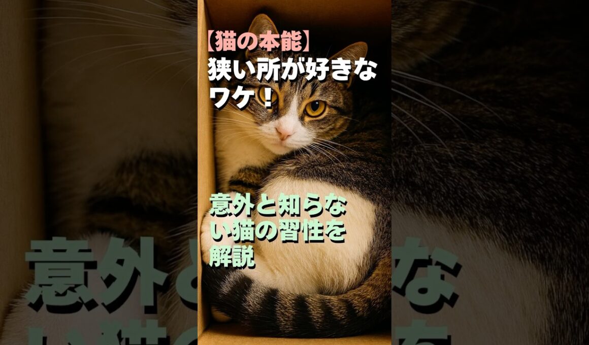【猫の本能】狭い所が好きなワケ!意外と知らない猫の習性を解説