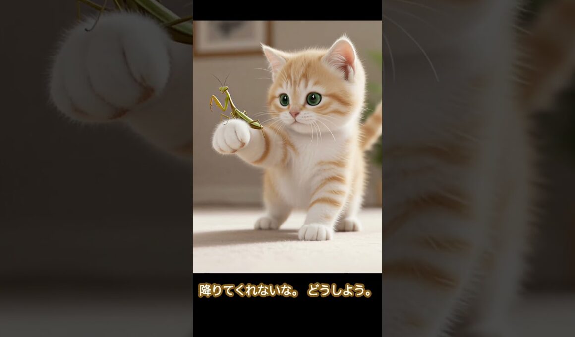 小さな訪問者 #マンチカン #子猫 #みにら #もちまる日記