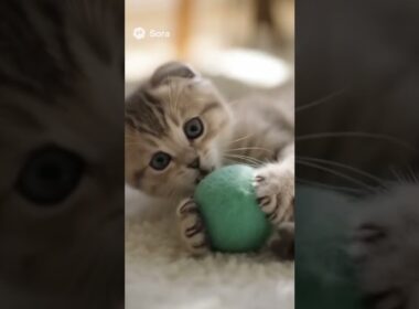 Morning Energy with Scottish Fold Kitten 🌤 | スコティッシュフォールドの元気な朝