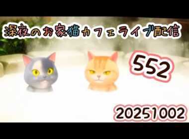 深夜のお家猫カフェライブ配信 552