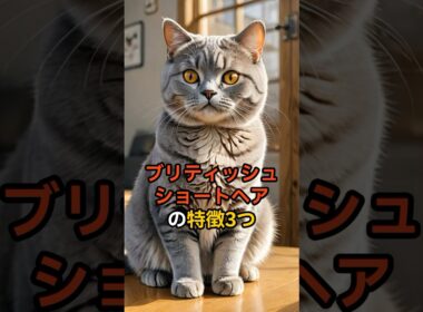 猫【種類別特徴】ブリティッシュショートヘアの特徴3つ🐈たまにロシアンブルーとの区別がつかない主です😂🙋‍♀️#ブリティッシュショートヘア #ブリティッシュ #猫 #猫豆知識