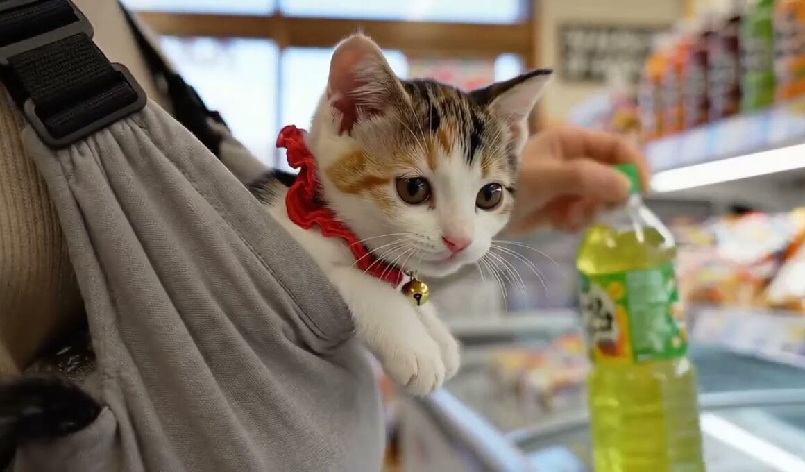 ボブテイル子猫の日本での一日 🐾🇯🇵｜A Day in the Life of a Japanese Bobtail Kitten in Japan 🐾🇯🇵 #shorts