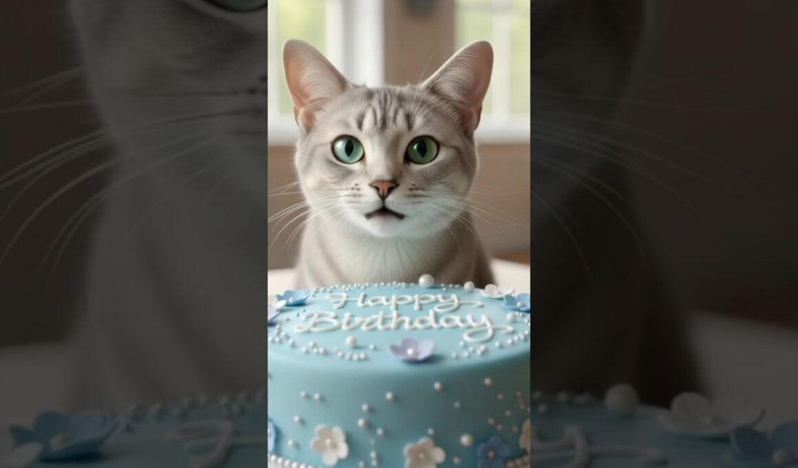 Korat Cat Birthday 🧡