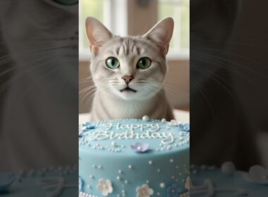 Korat Cat Birthday 🧡