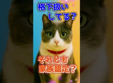 格下扱い!? それとも家族認定!?【猫の本音】 #猫あるある #猫の気持ち #家族認定 #格下扱い #ミナミナミーナ