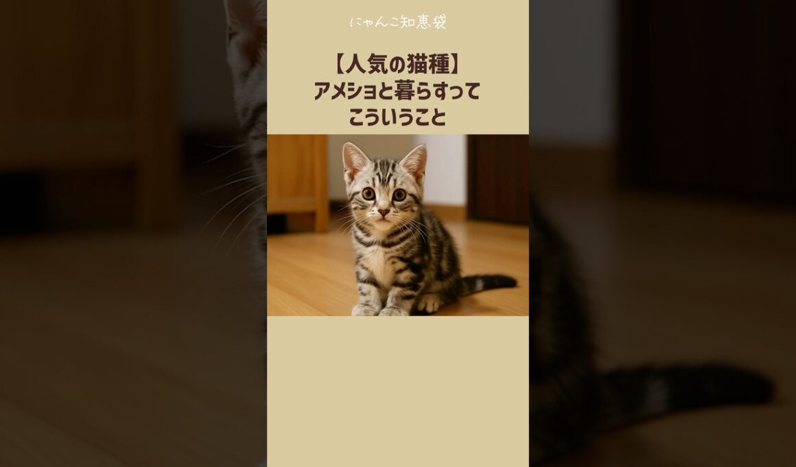 【人気の猫種】アメショと暮らすって、こういうこと