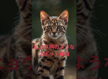 珍しい毛色や模様の猫5選　#珍しい猫#猫の模様