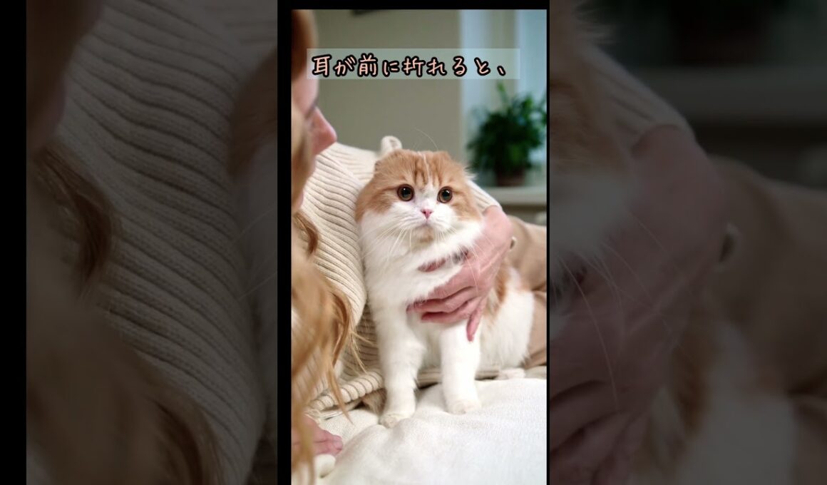 スコティッシュフォールドの可愛さ、耳が決め手？