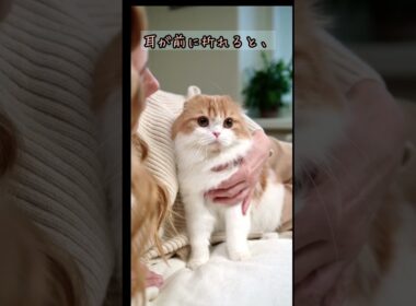 スコティッシュフォールドの可愛さ、耳が決め手？