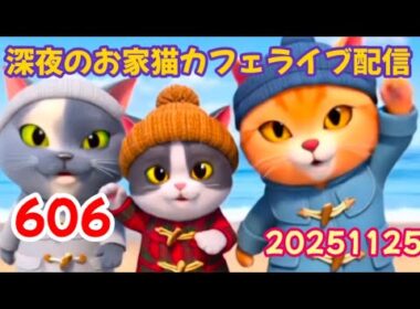 深夜のお家猫カフェライブ配信 ６０６